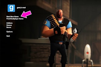 create an immersive game multiplayer map with customization for gmod, l4d2, rust