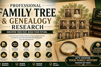 do genealogy research build your family tree and trace ancestors
