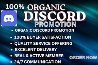 do discord server promotion  , discord advertising , discord promotion
