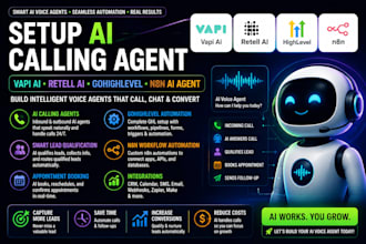 build vapi ai calling agent, retell ai voice agent, gohighlevel n8n ai agent