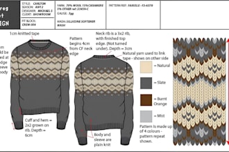 create fashion tech pack fashion and garment tech pack hoddie tech pack techpack