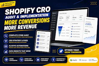 do a comprehensive shopify cro and UI UX conversion audit