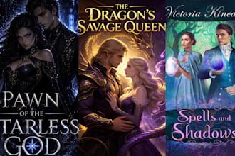 design book cover, fantasy book cover, ebook cover, fantasy book, cover design