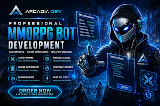 develop advanced game automation and anti cheat systems for mmos
