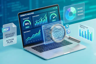 provide a professional SEO audit and website analysis report