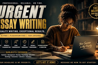 urgent essay writing as an essay writer