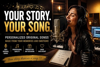 create a personalized original song based on your story