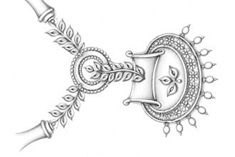 design custom 3d printable jewelry cad model for rhino