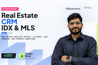 build a real estate crm with idx mls and property management