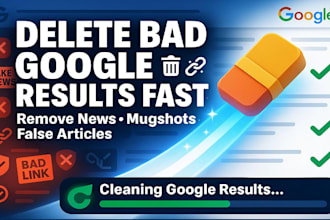 remove negative articles mugshots cases bad news