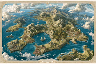 fantasy map and city maps