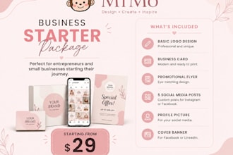 design a complete business starter package