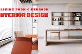 interior design with mood board, budget with shopping list