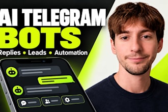 build an ai telegram bot for customer support and lead capture