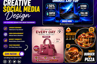 design instagram posts and social media banners
