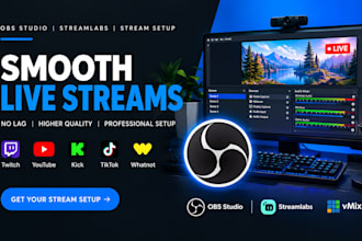 setup and optimize obs studio for professional twitch and youtube streaming