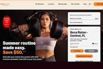 build wix website yoga website crossfit gym or boutique fitness studio website