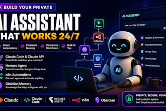 build claude code api hermes claude n8n self hosted ai robotic agent obsidian