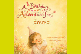 write and format a personalized children story book for you