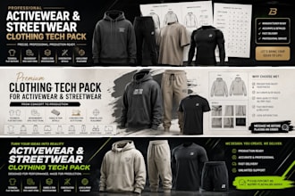 do sportswear techpacks,gymwear and hoodies,joggers,t shirts
