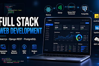 build react js frontend with django rest API backend