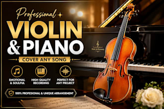 create any cover for violin and piano