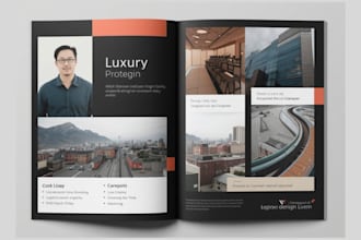 design premium product catalog, company profile and luxury brochure