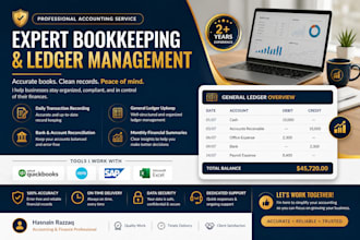 do accounting  and bookkeeping for your business