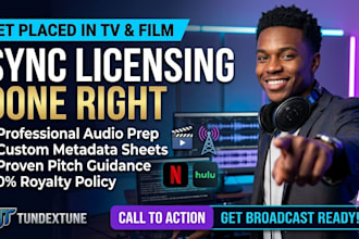 pitch your track for sync licensing and music placement with standard mastering