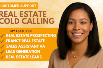 french real estate cold calling lead generation appointment settings cold caller