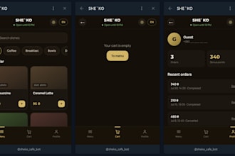 develop a custom telegram mini app with react and typescript