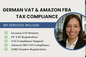 handle german vat registration, vat returns and amazon fba tax compliance