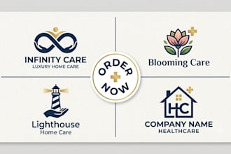 home care logo healthcare medical home care flyer brochure elderly care website