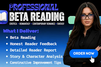 beta read your erotica, romantasy, contemporary romance novel, fantasy reader