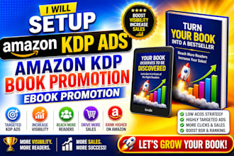 setup amazon kdp ads, amazon kdp book promotion, ebook promotion