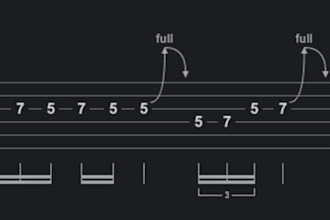 write guitar tabs for any song