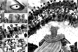 draw anime manga comic book illustration webtoon nsfw manga page as manga artist