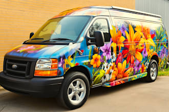 design food truck and food trailer wrap