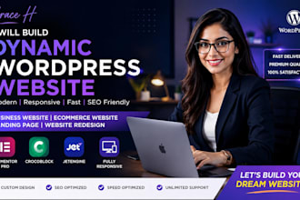 build a dynamic wordpress website with elementor pro, crocoblock and jetengine