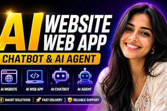 develop ai website, ai web app, ai chatbot and ai software