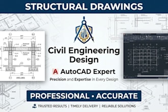 do structural drawings and civil engineering design in autocad