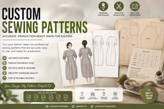 create professional sewing patterns for clothing