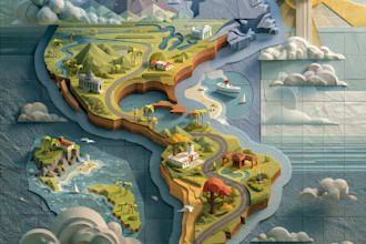 design map illustration drawing