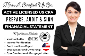 draft an official us cpa comfort letter for mortgage and income verification