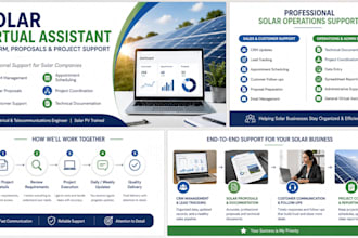 be your solar virtual assistant for CRM, proposals, and project support