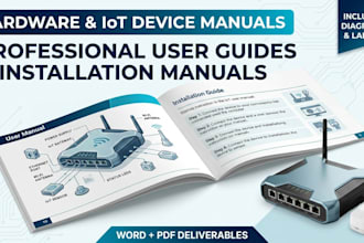 write professional user manuals for electronic products