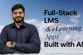 develop online course lms web app with stripe