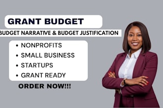 write a grant budget, budget narrative and budget justification