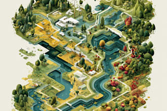 draw a wonderful custom fantasy map