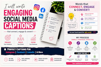 write engaging social media captions for your busines